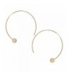 Humble Chic Disc Hoops Gold Tone