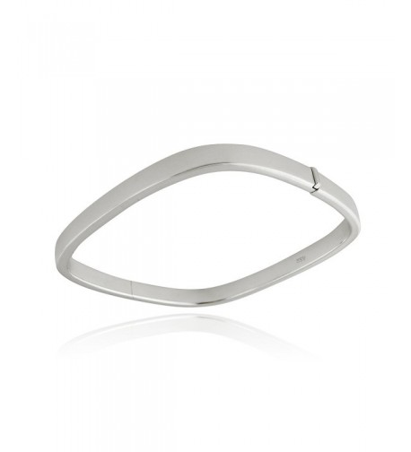 Sterling Silver Square Bangle Bracelet