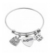 ZuoBao Birthday Jan Dec Stamped Bracelet