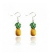Joji Boutique Enameled Pineapple Earrings