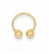 Finejewelers Yellow Single Screwback Earring