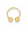 Finejewelers Yellow Single Screwback Earring