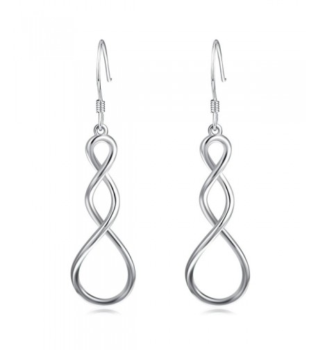 YFN Valentines Sterling Infinity Earrings