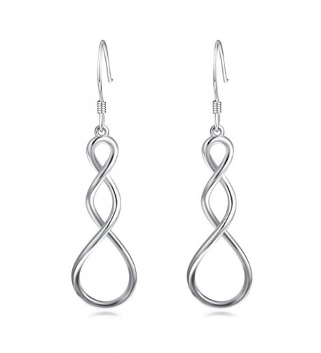 YFN Valentines Sterling Infinity Earrings