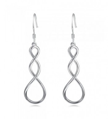 YFN Valentines Sterling Infinity Earrings