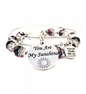 Sunshine Collection Crystal Bangle Purple