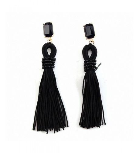 sanfnee Accessories Fringe Dangle Earrings