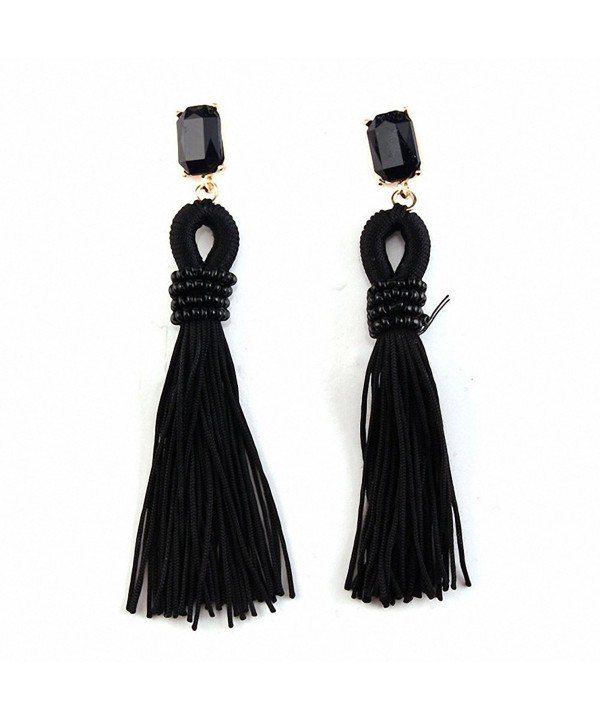 sanfnee Accessories Fringe Dangle Earrings