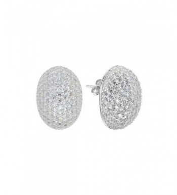 EVER FAITH Sterling Zirconia Earrings