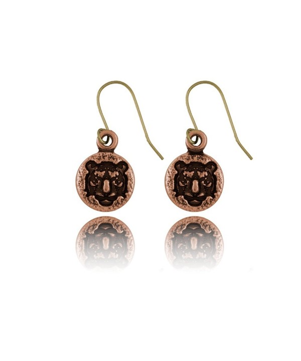 Nature Dangle Style Copper Earrings