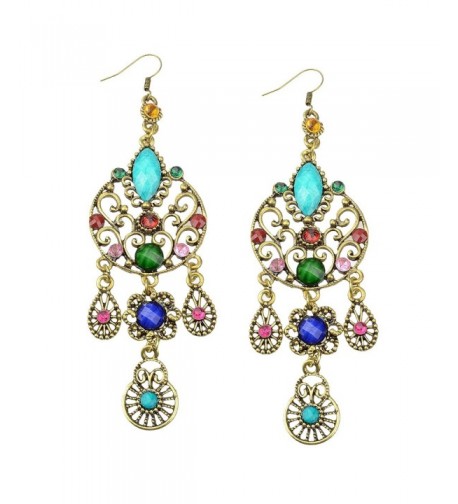 Earrings SUMAJU Teardrop Bohemian Multicolor