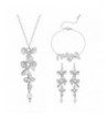 Jewelry Orchid Bracelet Earrings Necklace