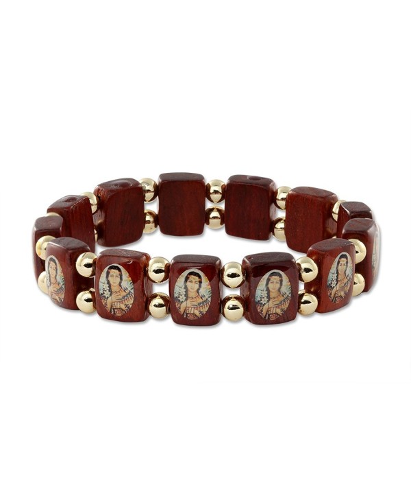 Kateri Tekakwitha Squares Catholic Bracelet