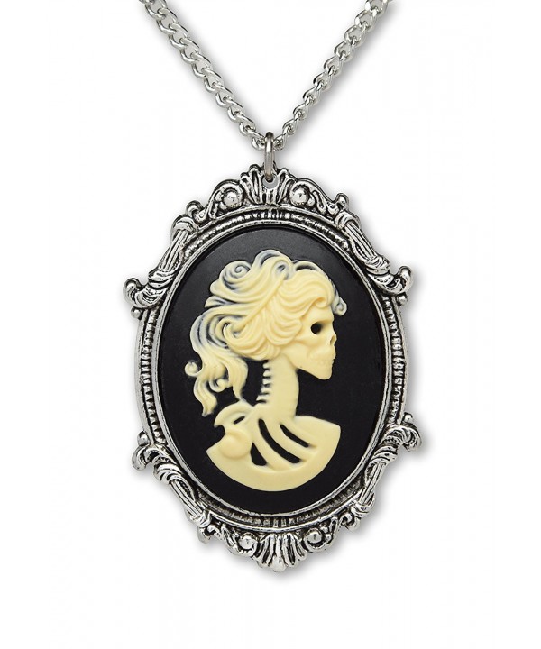 Gothic Lolita Pewter Pendant Necklace