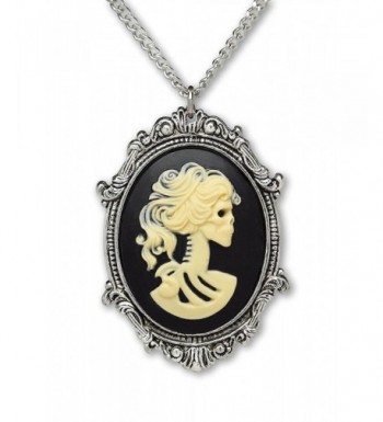 Gothic Lolita Pewter Pendant Necklace