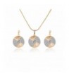 GULICX Vintage Necklace Earrings Jewellery