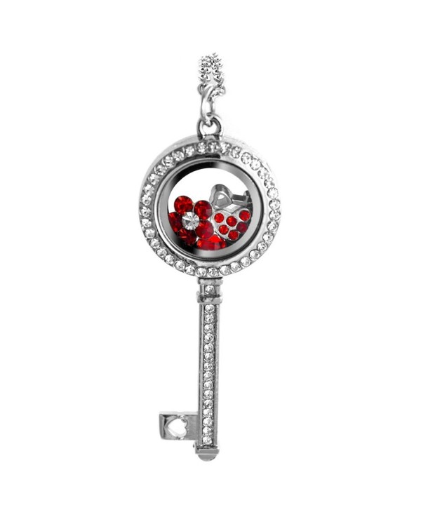 Floating Locket BG247 Rhinestone Necklace