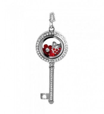 Floating Locket BG247 Rhinestone Necklace