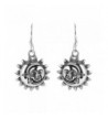 Glinting Celestial Sterling Silver Earrings