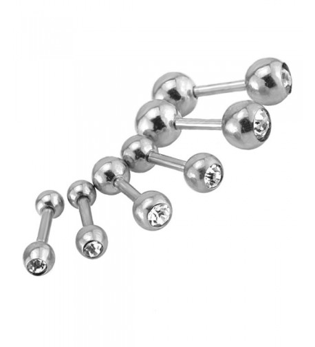 Assorted Polished Stainless Barbell Cartilage