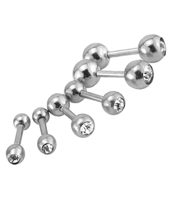 Assorted Polished Stainless Barbell Cartilage