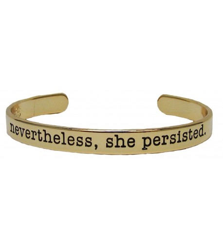 Bracelet Nevertheless Persisted Inspire Stackable