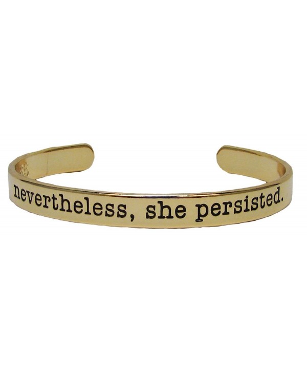 Bracelet Nevertheless Persisted Inspire Stackable