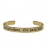 Bracelet Nevertheless Persisted Inspire Stackable