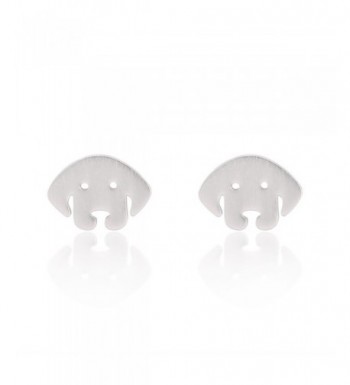 Sterling Silver Cut Out Finish Earrings