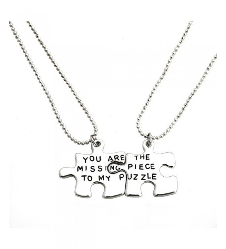 Meiligo Fashion Necklace Matching Engraved