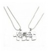 Meiligo Fashion Necklace Matching Engraved