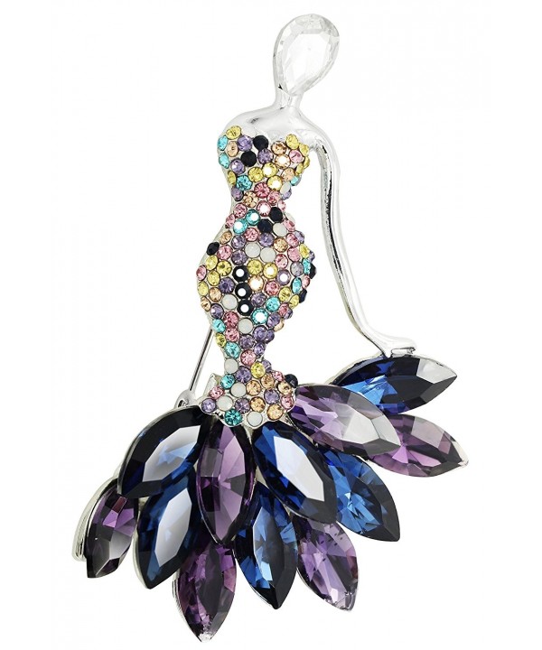 KristLand Austrian Crystals Rhinestone Brooches