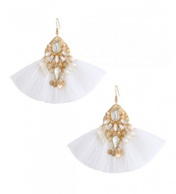 Boderier Statement Earrings Crystal Bohemian