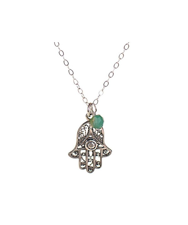 Sterling Silver Filigree Necklace Protection