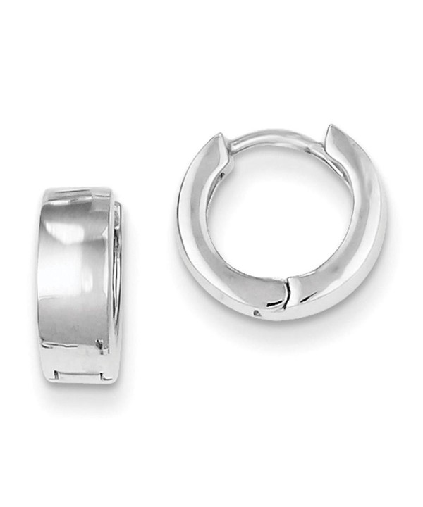 Sterling Silver Polished Huggie Earrings