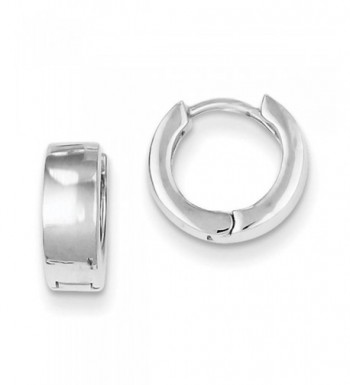 Sterling Silver Polished Huggie Earrings