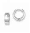 Sterling Silver Polished Huggie Earrings