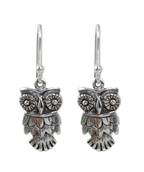 NOVICA Sterling Silver Animal Earrings