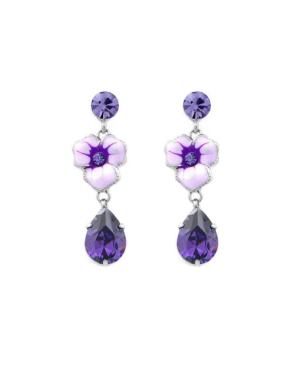 Glamorousky Earrings Austrian Element Crystal