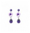 Glamorousky Earrings Austrian Element Crystal