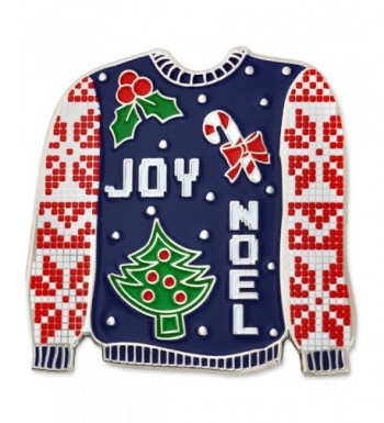 PinMarts Christmas Sweater Trendy Enamel