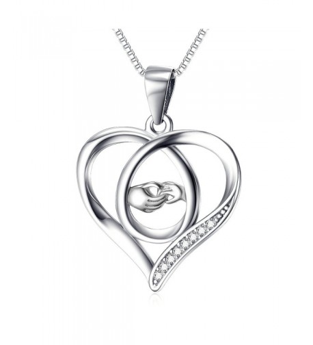 Perfect Sterling Eternal Pendant Necklace