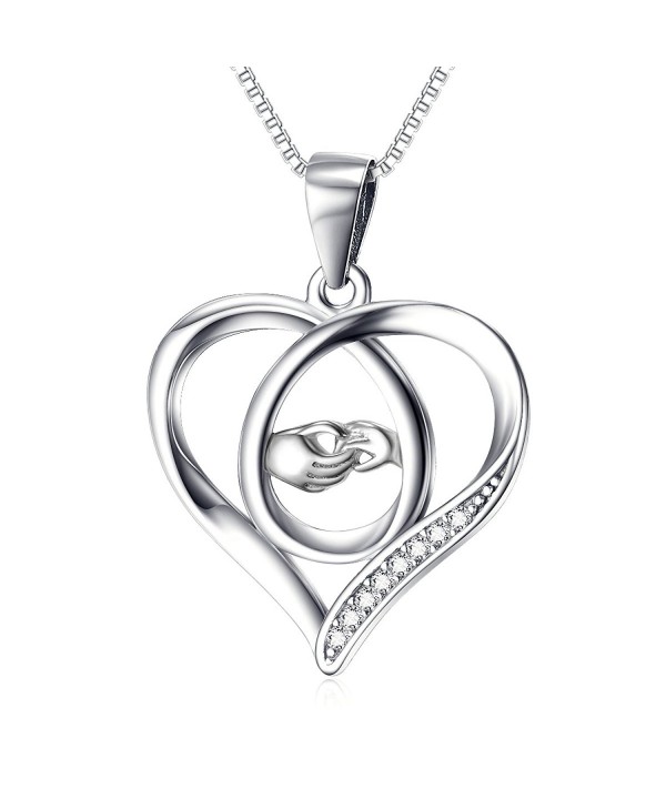 Perfect Sterling Eternal Pendant Necklace