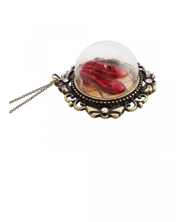 Wizard Oz Ruby Slippers Necklace
