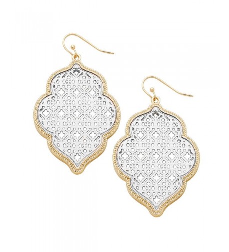 Rosemarie Collections Openwork Moroccan Earrings