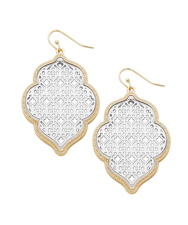 Rosemarie Collections Openwork Moroccan Earrings