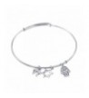 Sterling Silver Expandable Bracelet Charms