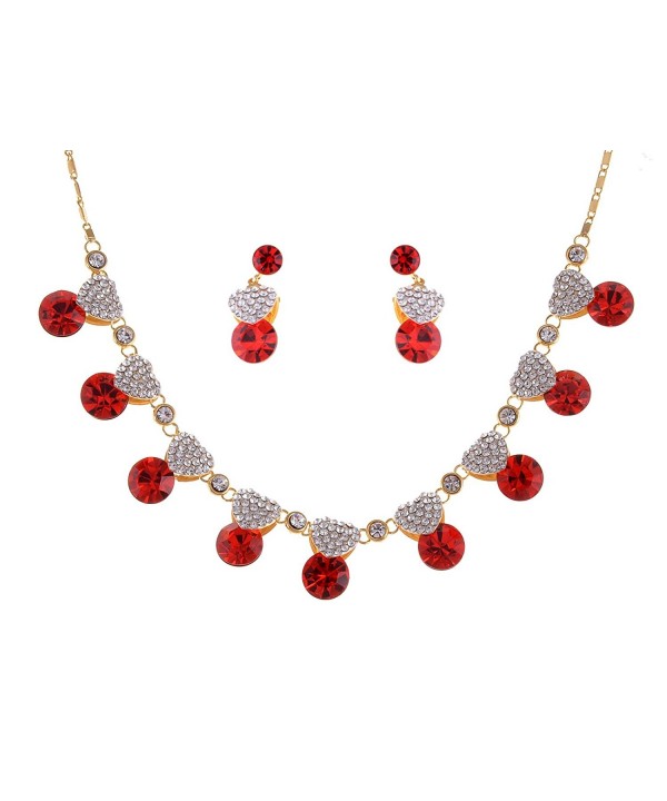 Alilang Valentine Swarovski Rhinestones Necklace