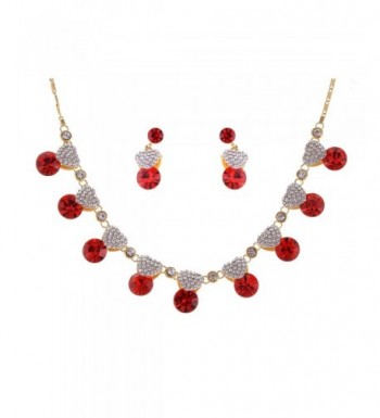 Alilang Valentine Swarovski Rhinestones Necklace