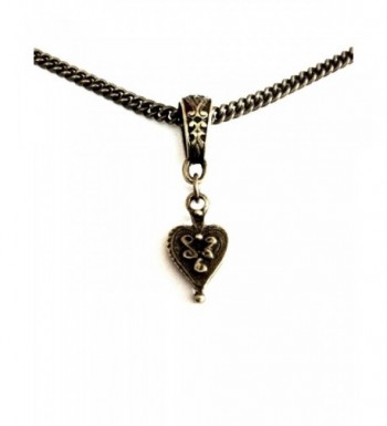 Vintage Heart Bronze Necklace Anniversary